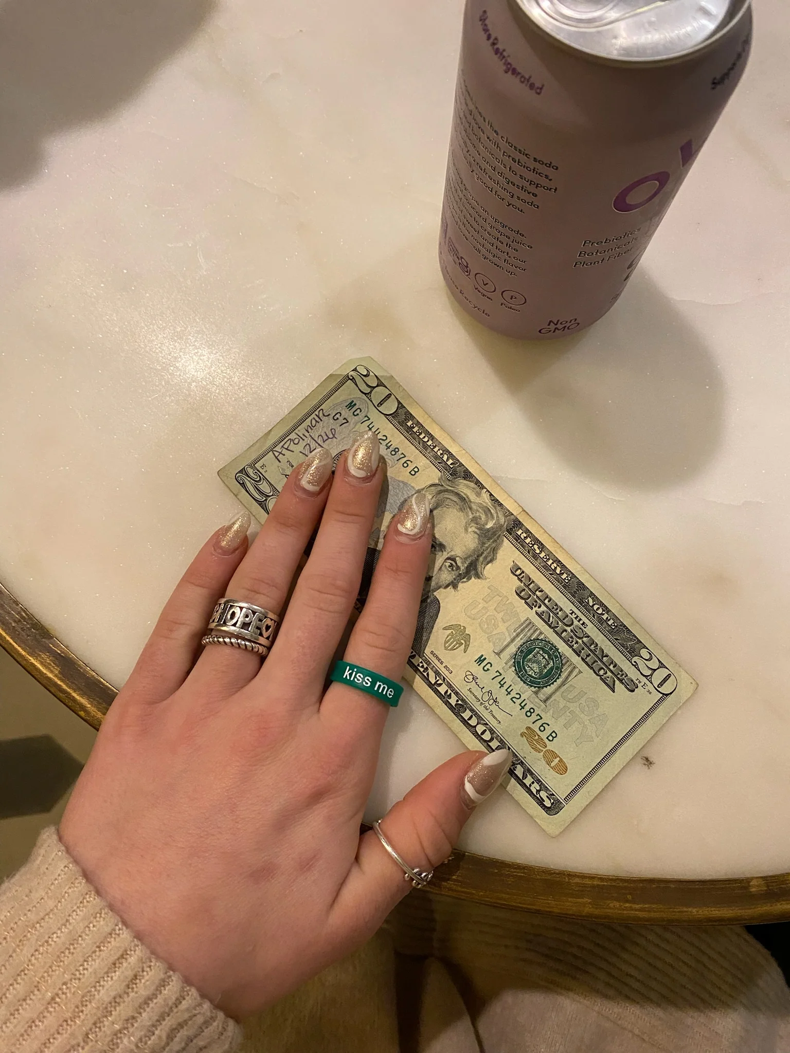 Flip Reversible lucky / kiss me ring - Image 21