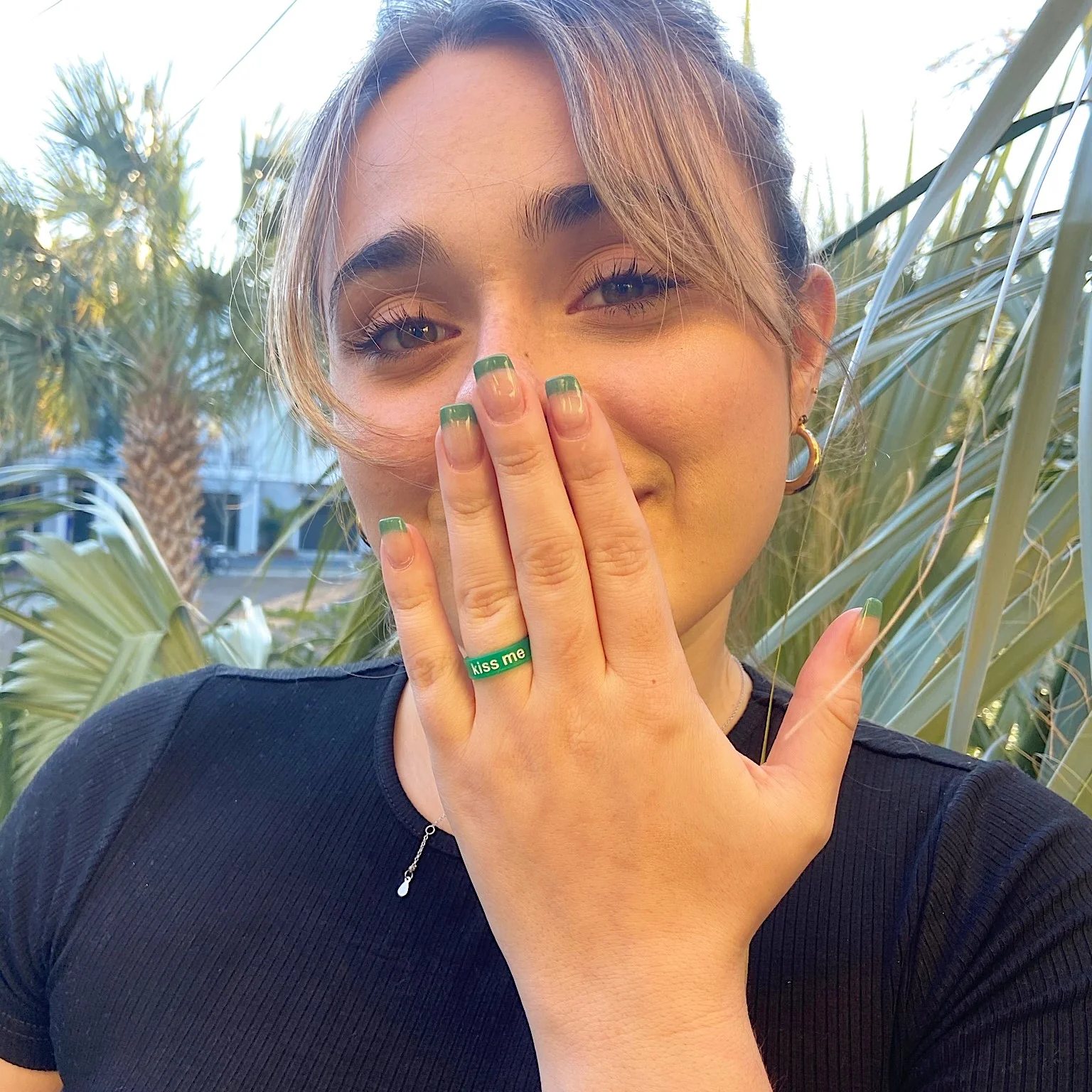 Flip Reversible lucky / kiss me ring - Image 8
