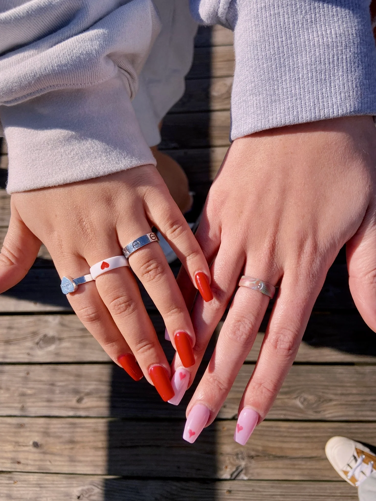 Flip Reversible smile / frown ring tie-dye - Image 18