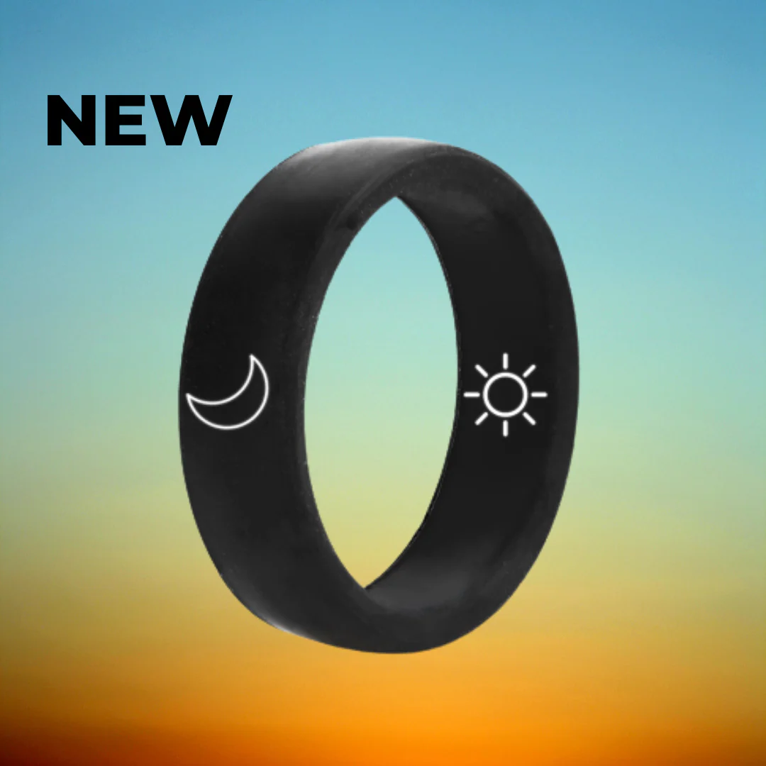 Flip Reversible moon / sun ring black - Image 10