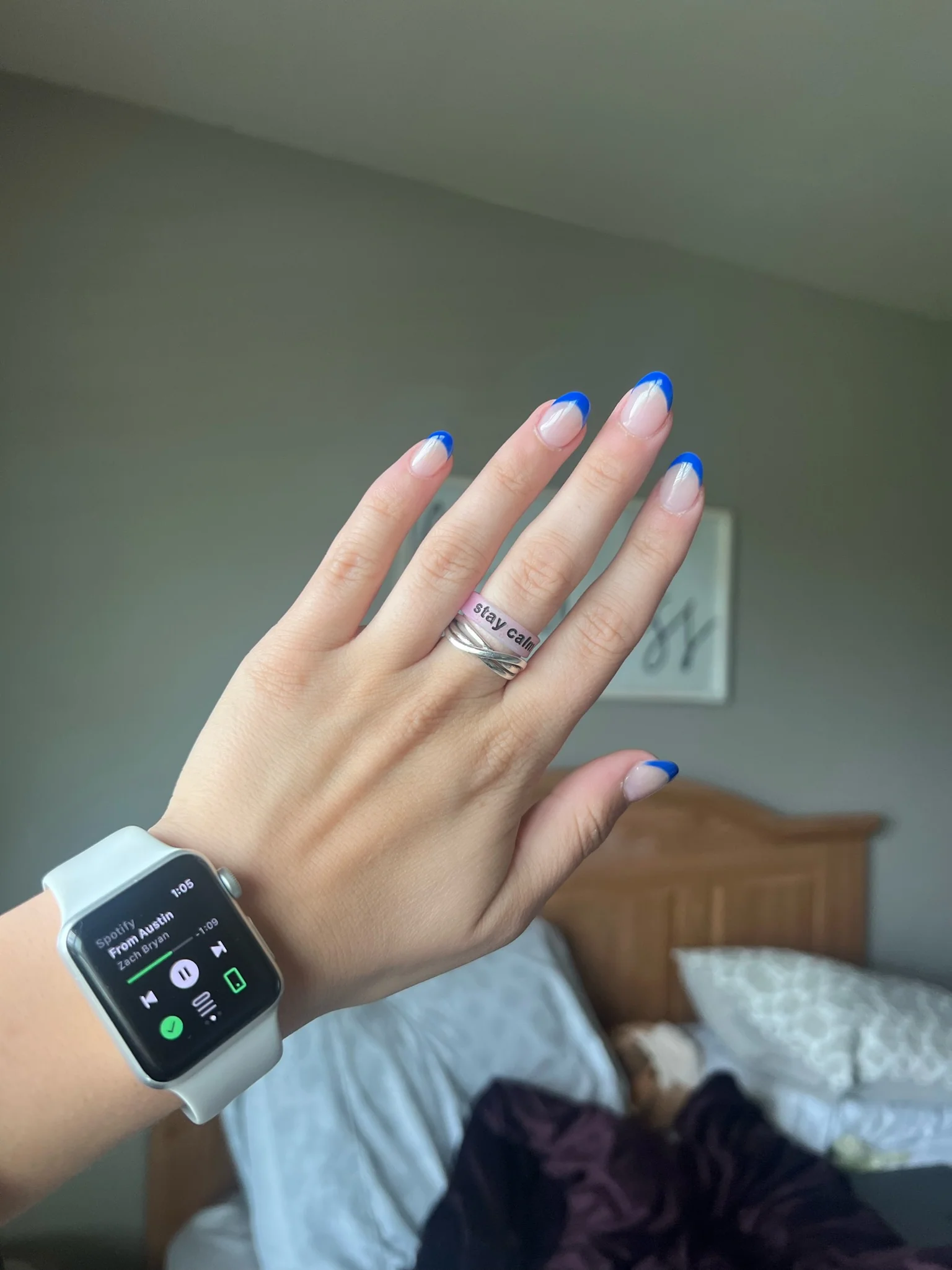 Flip Reversible anxious / stay calm ring - Image 11