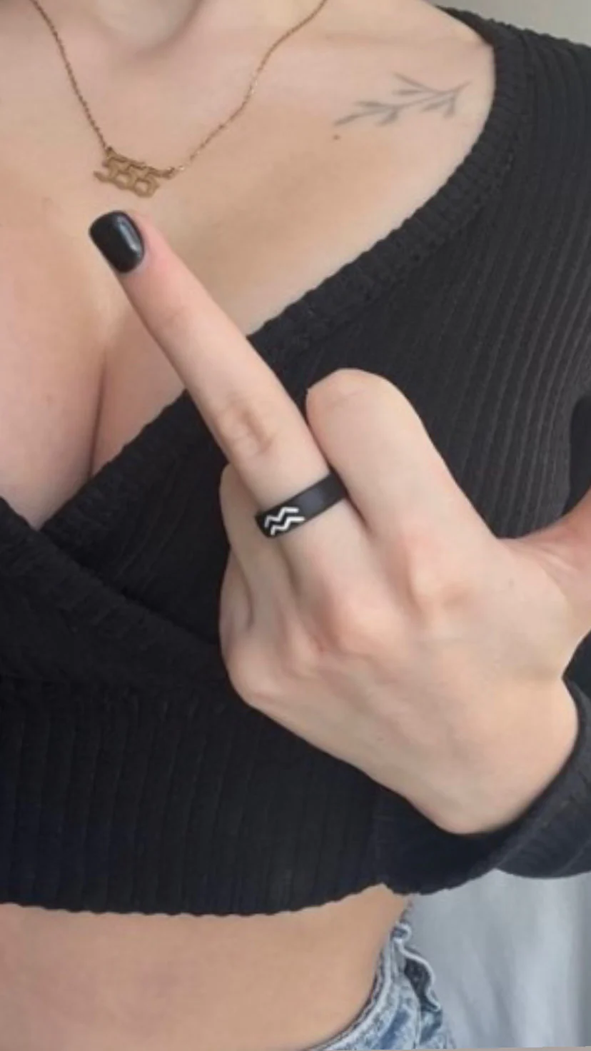 Flip Reversible Aquarius / Rebel Ring - Image 4