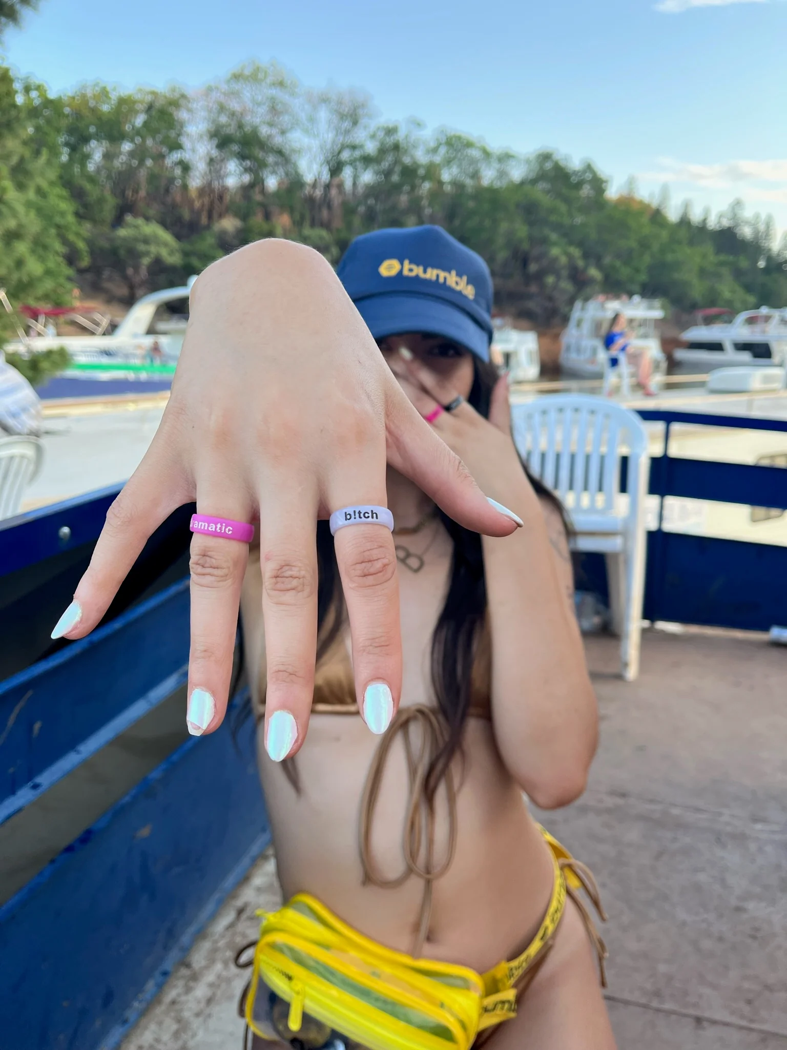 Flip Reversible b!tch / legend ring - Image 6