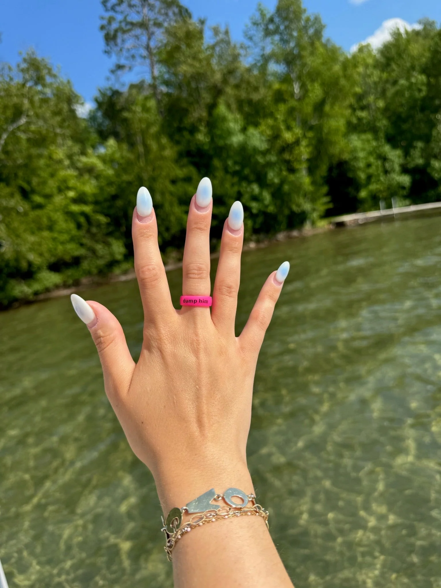 Flip Reversible dump him / f*ck him ring Ring - Image 26