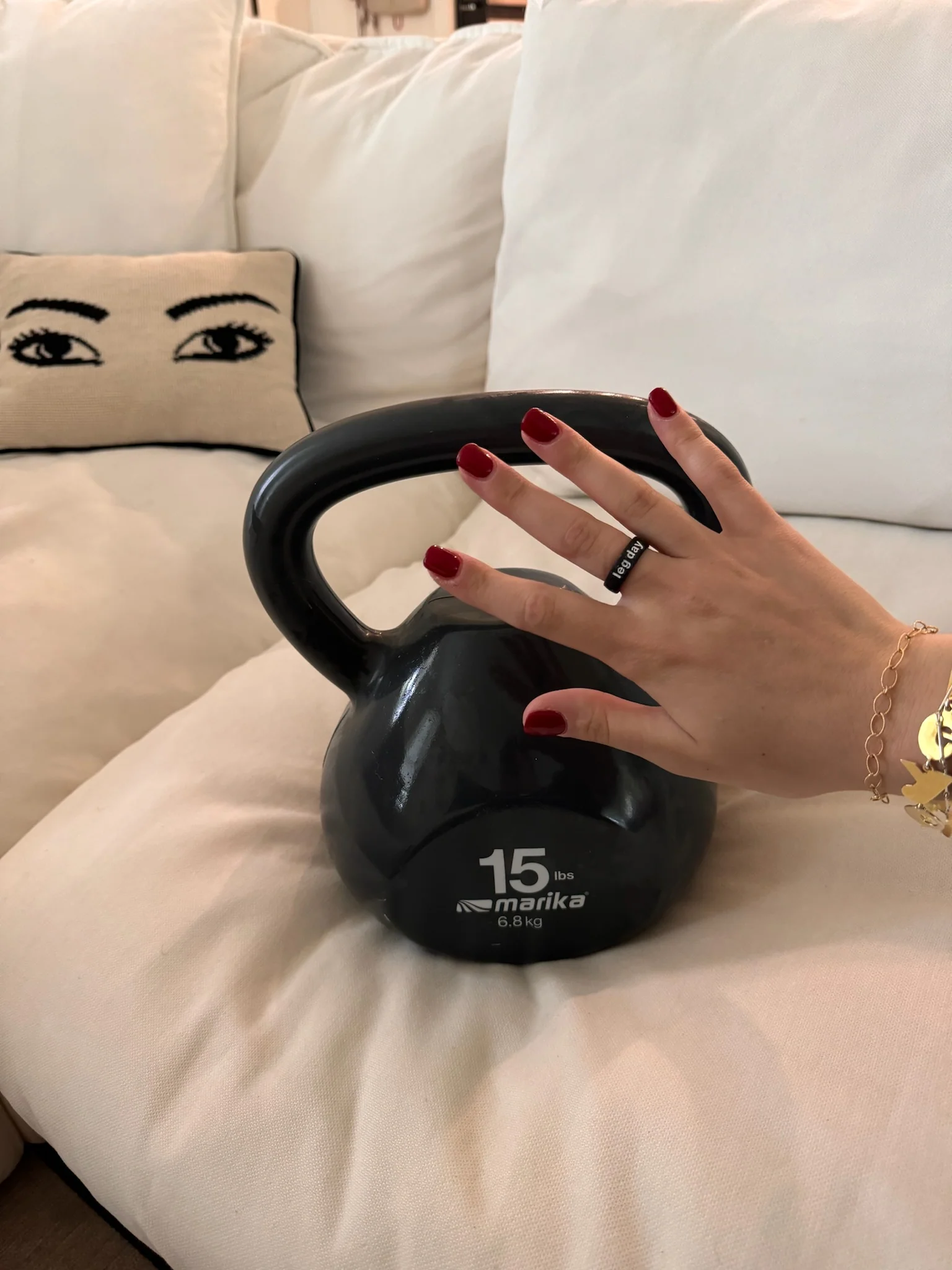 Flip Reversible leg day / couch day ring - Image 10