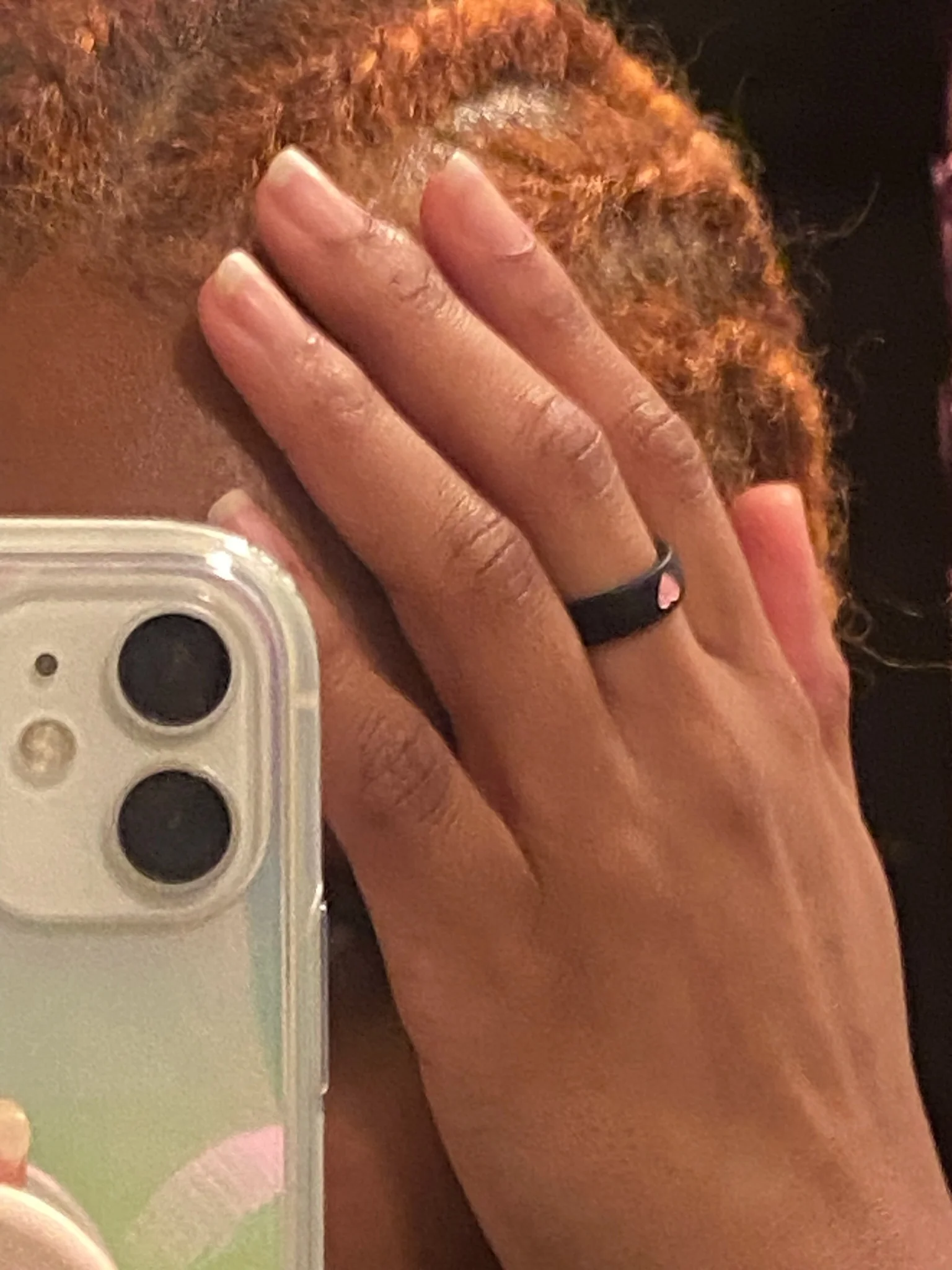 Flip Reversible Pink heart / Always ring - Image 25
