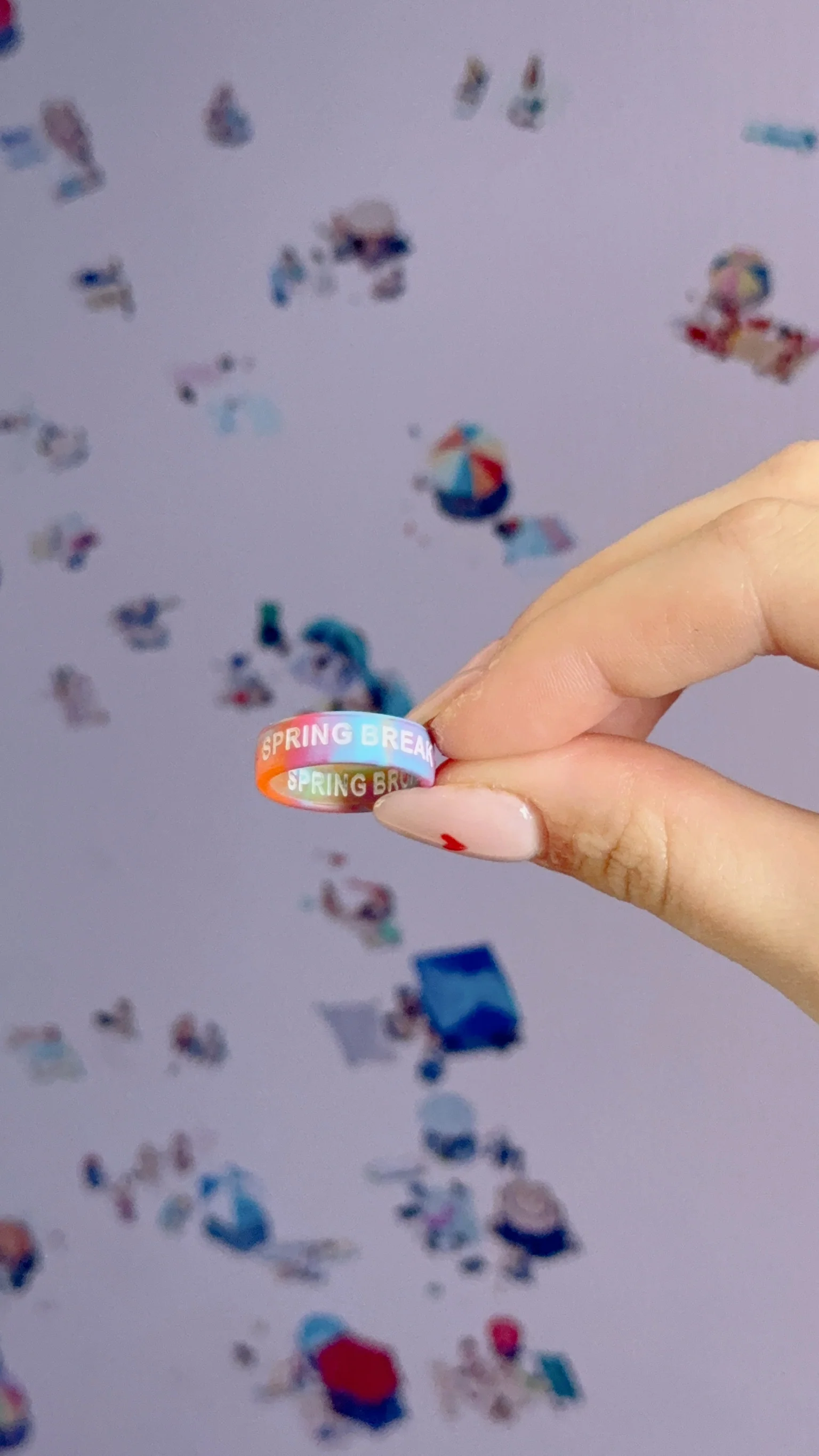 Flip Reversible spring break / spring broke ring - Image 8