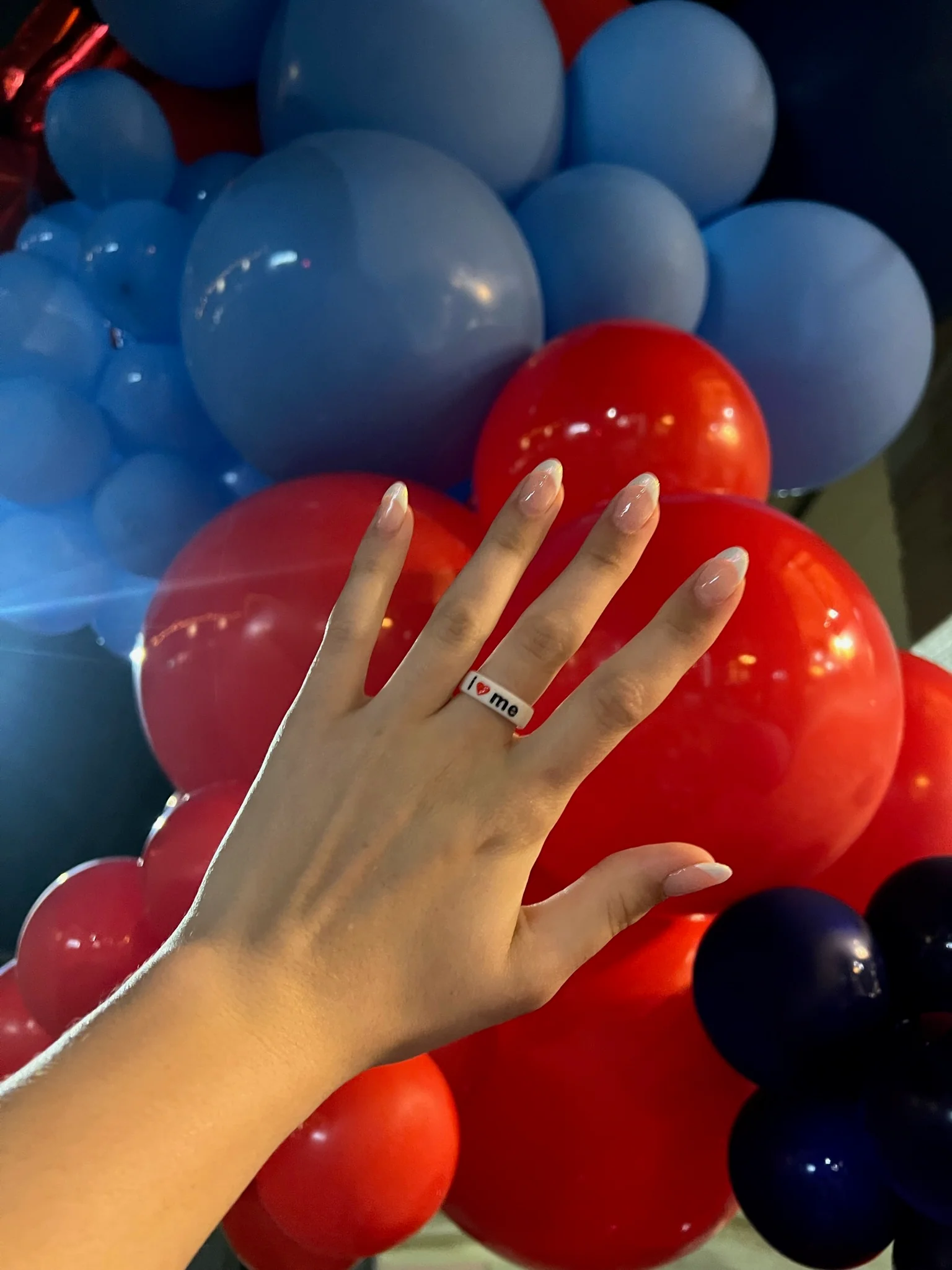 Flip Reversible i❤️me / i❤️u ring - Image 8